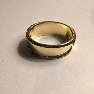 House of Harlow Gold Snap on Bangle